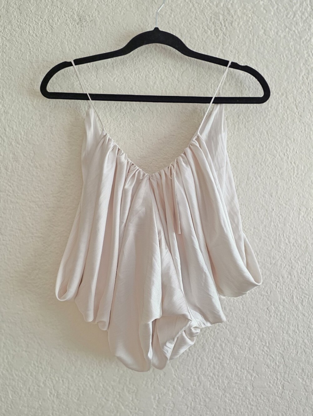 ZARA DRAPED SATIN EFFECT TOP SIZE M - Picture 16 of 16